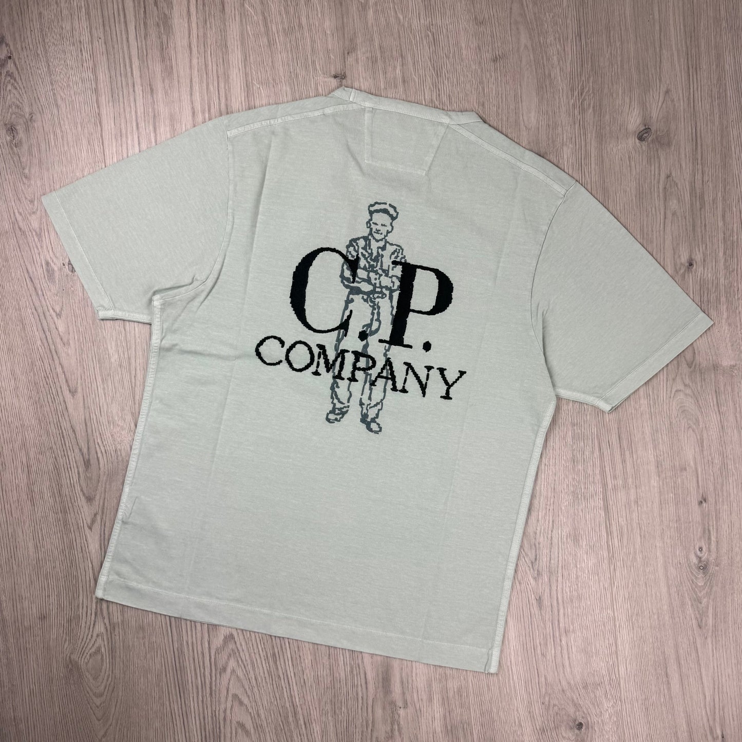 CP Company Embroidered Sailor T-Shirt - Misty Blue