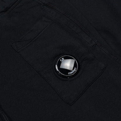 Cp Company 133A Light Fleece High Lens Joggers In Black