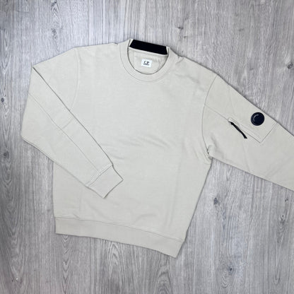 CP Company Raised Fleece Tracksuit - Silver Birch