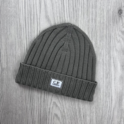 CP Company Patch Beanie - Fallen Rock
