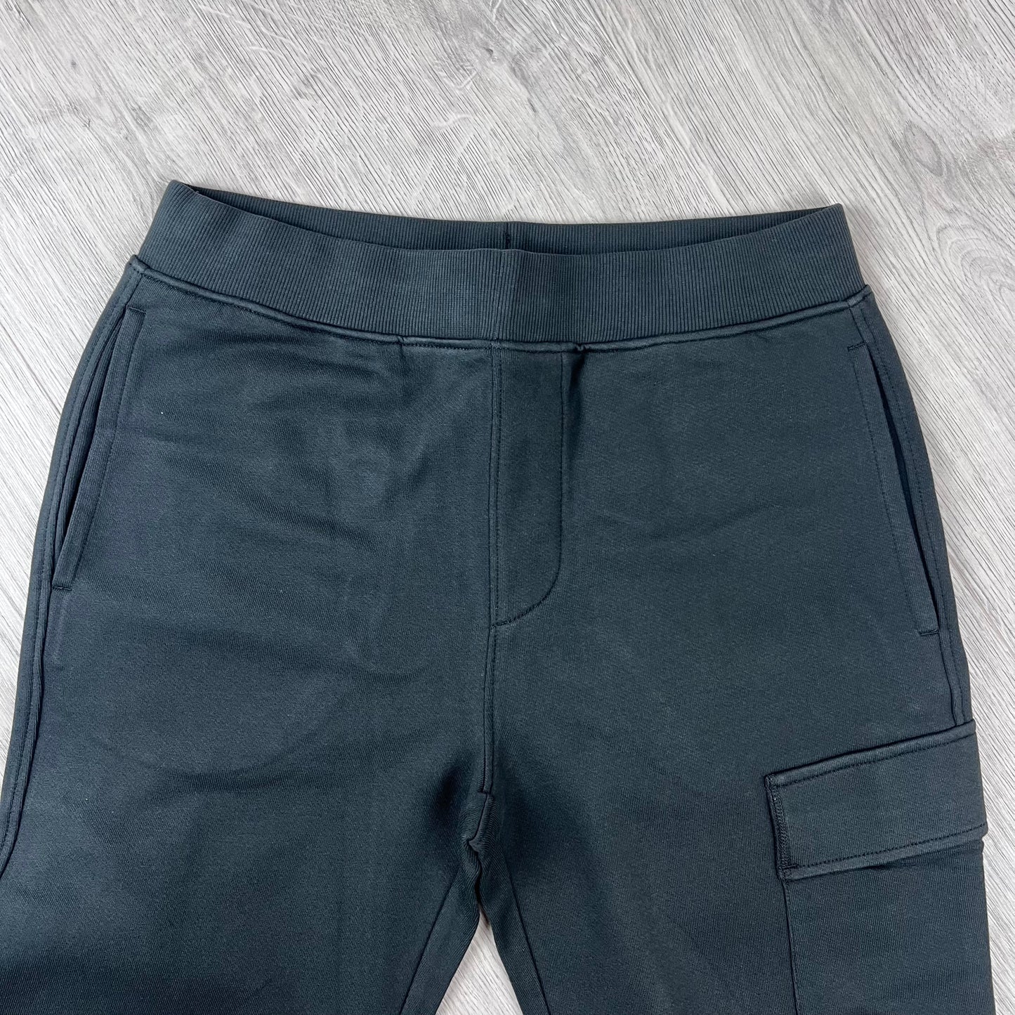 CP Company Raised Fleece Sweatpants - Raven