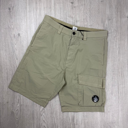 CP Company 50 Fili Cargo Shorts - Moss Gray