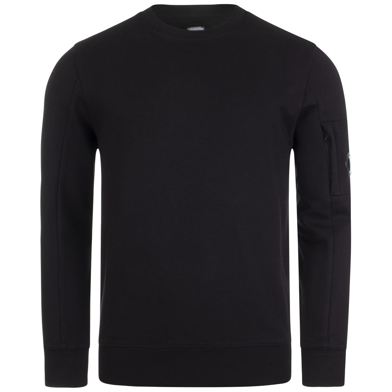 Cp Company 023A Diagonal Raised Lens Sweatshirt In Black