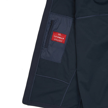 Cp Company 001A Shell-R Goggle Jacket In Navy
