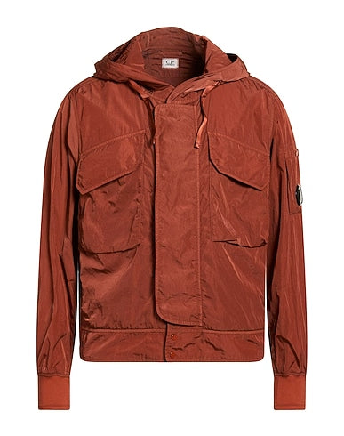 Cp Company 011A Chrome-R Hooded Lens Jacket In Sable