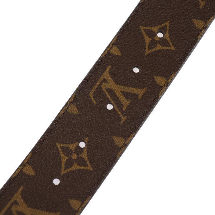 Louis Vuitton NBA Belt Mp278 Monogram Canvas Leather Brown Blue Red Virgil