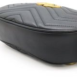 Load image into Gallery viewer, Gucci GG Marmont Belt Bag Body Waist Pouch Quilted Leather Black
