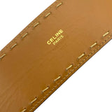 Load image into Gallery viewer, Celine Mantel Chain Belt Turnlock Leather Black Gold
