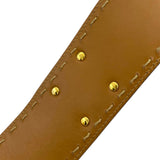 Load image into Gallery viewer, Celine Mantel Chain Belt Turnlock Leather Black Gold