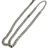 Load image into Gallery viewer, Gucci Interlocking Chain Belt Choker Black Leather Silver