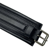Load image into Gallery viewer, Gucci Interlocking Chain Belt Choker Black Leather Silver