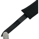 Load image into Gallery viewer, Gucci Interlocking Chain Belt Choker Black Leather Silver