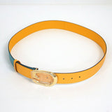 Load image into Gallery viewer, Gucci Belt Leather Light Blue Yellow