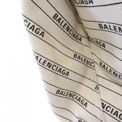 Balenciaga Navy Cabas Kmzan Bag Natural