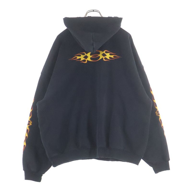 Balenciaga Burning Uniyt Hoodie Print