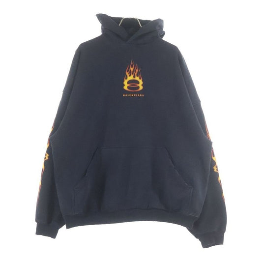 Balenciaga Burning Uniyt Hoodie Print