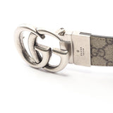 Load image into Gallery viewer, Gucci Belt Double GG Supreme Beige Black Leather