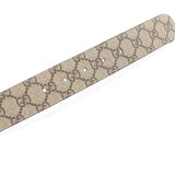 Load image into Gallery viewer, Gucci Belt Double GG Supreme Beige Black Leather