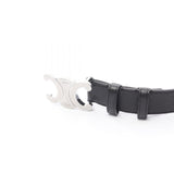 Load image into Gallery viewer, Celine Belt Triomphe Large Black Leather
