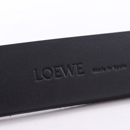 Loewe Belt Chunky Anagram Dark Navy Leather