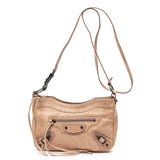 Load image into Gallery viewer, Balenciaga Classic Hip Crossbody Pink Dayless Scalfskin Leather