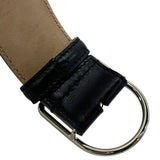 Load image into Gallery viewer, Dior D Logo Buckle Belt Black Silver