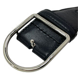 Load image into Gallery viewer, Dior D Logo Buckle Belt Black Silver