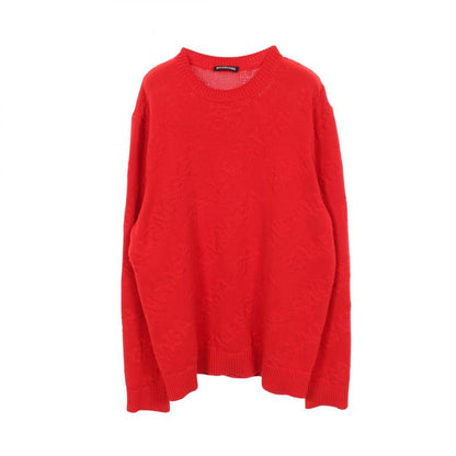 Balenciaga Knit Logo Jacquard Cotton Sweater