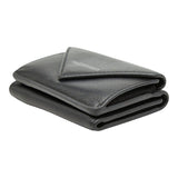 Load image into Gallery viewer, Balenciaga Paper Mini Wallet Trifold Compact Black Leather