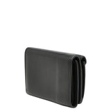 Load image into Gallery viewer, Balenciaga Paper Mini Wallet Trifold Compact Black Leather