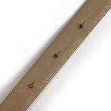Load image into Gallery viewer, Chanel CC Logo Belt 14 Leather Beige Gold