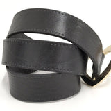 Load image into Gallery viewer, Gucci Holeless Belt Heart Buckle Leather Black
