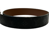 Load image into Gallery viewer, Louis Vuitton Ceinture LV Initial Pyramid Monogram Illusion Leather Belt Black