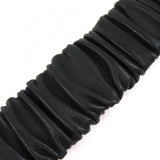 Load image into Gallery viewer, Chanel CC Logo Rhinestone Buckle Leather Rubber Belt Black Gold