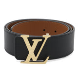 Load image into Gallery viewer, Louis Vuitton Ceinture LV Initial 40 mm Reversible Belt Taurillon Leather Black