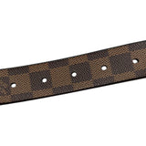 Load image into Gallery viewer, Louis Vuitton Belt Ceinture Carre Damier Ebene Logo Buckle Silver