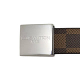 Load image into Gallery viewer, Louis Vuitton Belt Ceinture Carre Damier Ebene Logo Buckle Silver