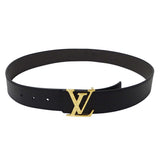 Load image into Gallery viewer, Louis Vuitton Belt Calfskin LV Damier 40 mm Reversible Black Gold 85 34 Logo