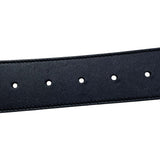 Load image into Gallery viewer, Gucci Belt GG Emblem Wide Leather Double Black Gold