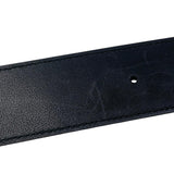 Load image into Gallery viewer, Gucci Belt GG Emblem Wide Leather Double Black Gold