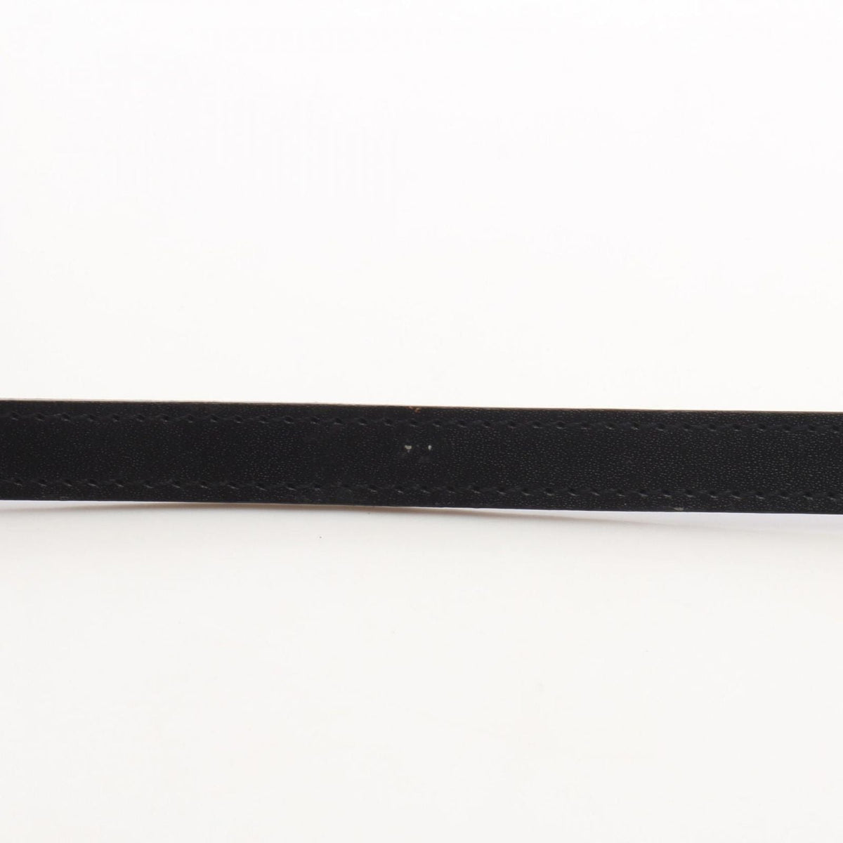 Chanel Belt Logo Plate Leather