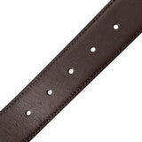 Load image into Gallery viewer, Gucci Square Leather Brown Black Belt Silver