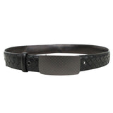 Load image into Gallery viewer, Bottega Veneta Leather Belt Buckle 90 Black