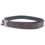 Load image into Gallery viewer, Louis Vuitton Pretty LV Reversible Belt Black Brown Silver