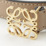Load image into Gallery viewer, Loewe Anagram Buckle Belt Beige Gold 70