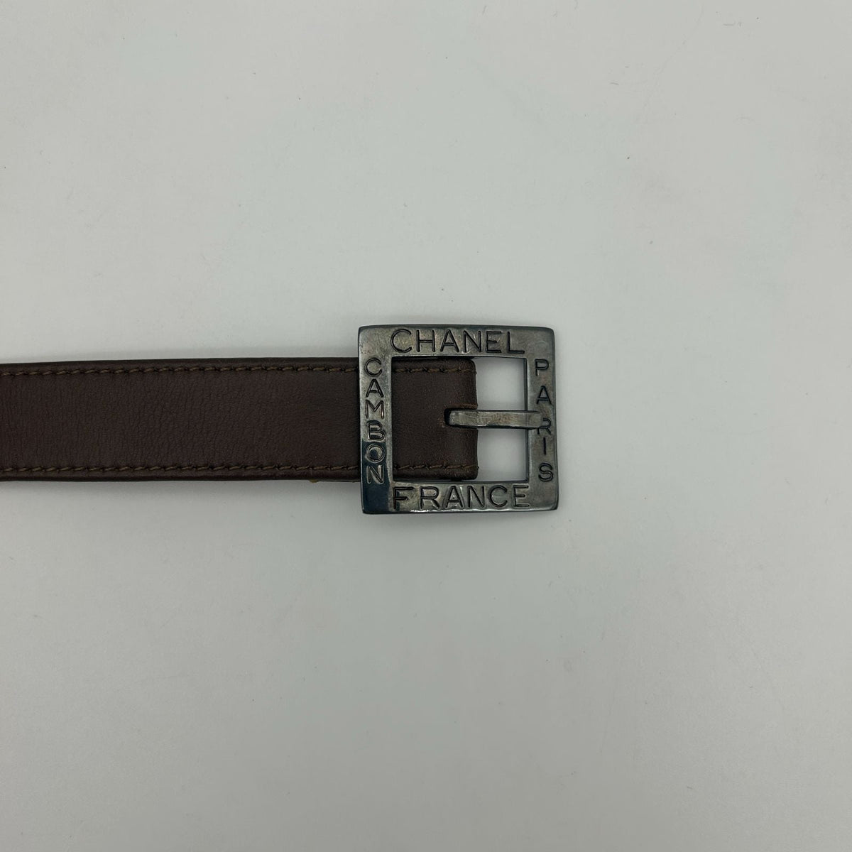 Chanel Belt Leather Black