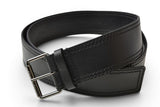 Load image into Gallery viewer, Dior Belt Leather Black Silver Business