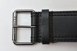 Load image into Gallery viewer, Dior Belt Leather Black Silver Business