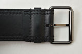 Load image into Gallery viewer, Dior Belt Leather Black Silver Business