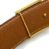 Load image into Gallery viewer, Hermes Cadena Buckle Reversible Belt Box Calf Courchevel Black Brown